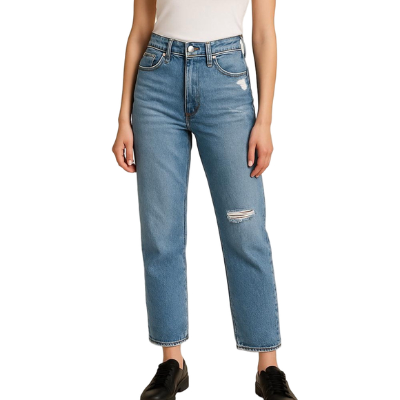 Levi’s Ribcage Straight Ankle Denim Jeans SZ 28 - Picture 2 of 13